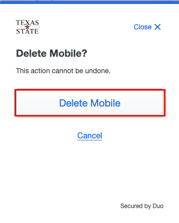 delete confirm
